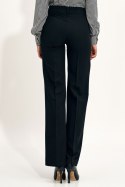 Czarne spodnie typu wide leg SD68 Black - Nife - 38 Czarne spodnie typu wide leg SD68 Black - Nife - 38