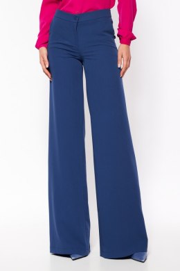 Kobaltowe spodnie palazzo SD65 Cobalt - Nife - 38