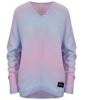 Ciepły damski sweter oversize piękny OMBRE (Różowy) Ciepły damski sweter oversize piękny OMBRE (Różowy)