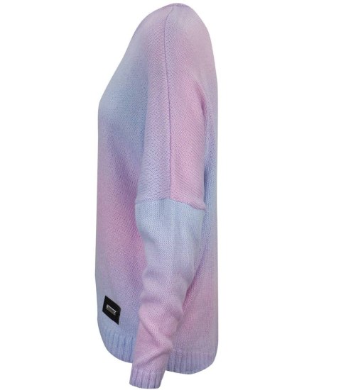Ciepły damski sweter oversize piękny OMBRE (Różowy) Ciepły damski sweter oversize piękny OMBRE (Różowy)