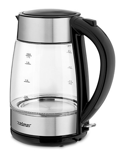 Czajnik ZELMER ZCK8011 (1.7L /2200W /Inox-czarny ) Czajnik ZELMER ZCK8011 (1.7L /2200W /Inox-czarny )