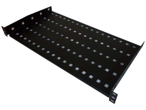 Półka stała 19" 1U głęb. 250mm 2 punkty mocowania Czarna Półka stała 19" 1U głęb. 250mm 2 punkty mocowania Czarna