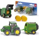 Siku Farmer Traktor z John Deere z prasą metal model S1665 Siku Farmer Traktor z John Deere z prasą metal model S1665