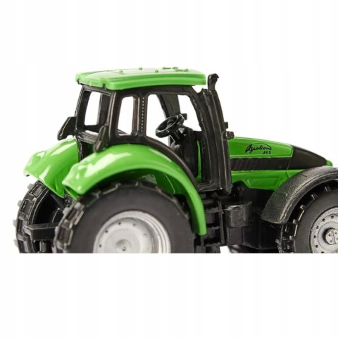Siku Traktor Deutz-Fahr z przyczepą 2-osiową Fortuna model metal S1606 Siku Traktor Deutz-Fahr z przyczepą 2-osiową Fortuna model metal S1606