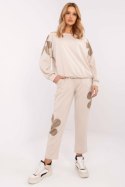 Spodnie Komplet Model MI-KMPL-M6122.60 Beige - Italy Moda - uniwersalny Spodnie Komplet Model MI-KMPL-M6122.60 Beige - Italy Moda - uniwersalny