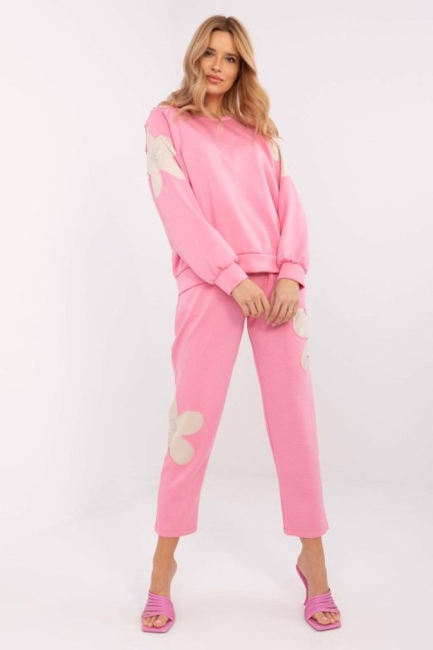 Spodnie Komplet Model MI-KMPL-M6122.60 Pink - Italy Moda - uniwersalny