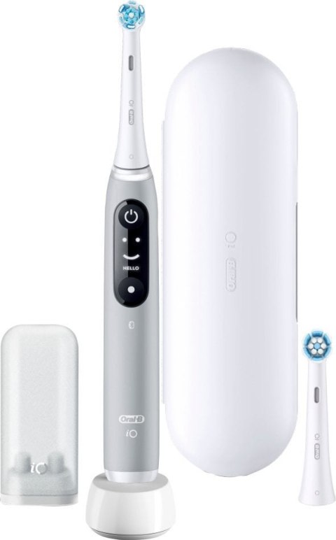 Szczoteczka magnetyczna ORAL-B iO Series 6 Grey Opal + dodatkowa końcówka Szary (445258) Szczoteczka magnetyczna ORAL-B iO Series 6 Grey Opal + dodatkowa końcówka Szary (445258)