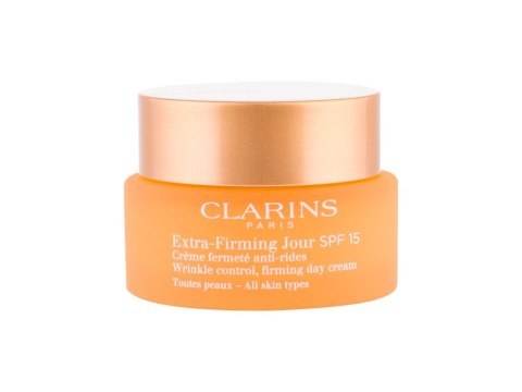Clarins Extra-Firming Jour SPF 15 Krem do twarzy na dzień Linie mimiczne i zmarszczki 50 ml (W) (P2) Clarins Extra-Firming Jour SPF 15 Krem do twarzy na dzień Linie mimiczne i zmarszczki 50 ml (W) (P2)