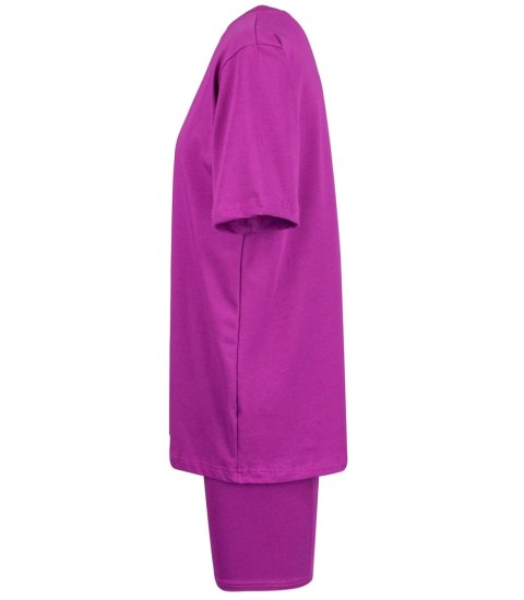 Komplet bawełniany t-shirt koszulka + krótkie legginsy SPIREL (Fioletowy) Komplet bawełniany t-shirt koszulka + krótkie legginsy SPIREL (Fioletowy)