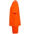 Komplet bawełniany t-shirt koszulka + krótkie legginsy SPIREL (Pomarańczowy)
