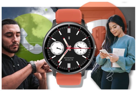 SMARTWATCH UNISEX GRAVITY GT1-3 PRO - ROZMOWY BLUETOOTH, DODATKOWY PASEK (sg027c) SMARTWATCH UNISEX GRAVITY GT1-3 PRO - ROZMOWY BLUETOOTH, DODATKOWY PASEK (sg027c)