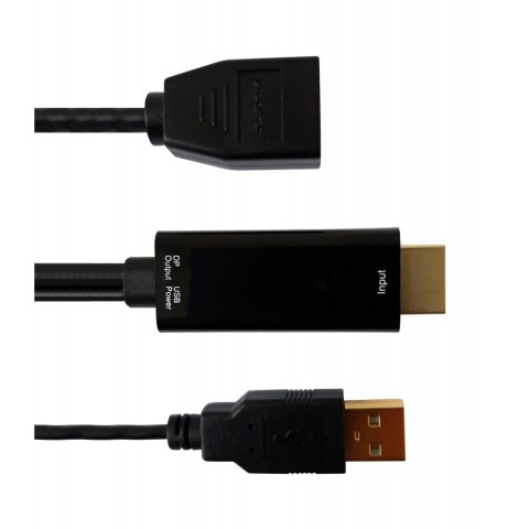 Adapter TECHLY ICOC HDMI-DP12A HDMI - DisplayPort + USB Adapter TECHLY ICOC HDMI-DP12A HDMI - DisplayPort + USB