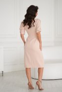 Sukienka Model 327-21 Beige - Bicotone - 38 Sukienka Model 327-21 Beige - Bicotone - 38