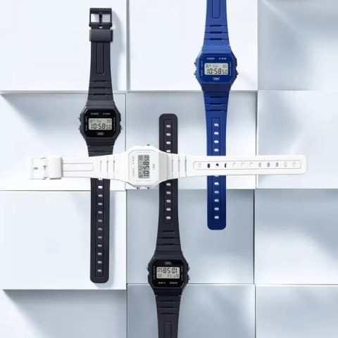 ZEGAREK MĘSKI CASIO F-91WB-1ADF + BOX ZEGAREK MĘSKI CASIO F-91WB-1ADF + BOX