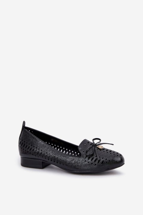 Baleriny Model Amepitrea ASA222-11 Black - Step in style - 40 Baleriny Model Amepitrea ASA222-11 Black - Step in style - 40