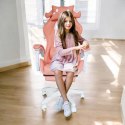Fotel gamingowy Bunny Gamer obrotowy z podnóżkiem KIDS ZONE KO27R Fotel gamingowy Bunny Gamer obrotowy z podnóżkiem KIDS ZONE KO27R