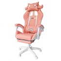 Fotel gamingowy Bunny Gamer obrotowy z podnóżkiem KIDS ZONE KO27R Fotel gamingowy Bunny Gamer obrotowy z podnóżkiem KIDS ZONE KO27R