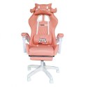 Fotel gamingowy Bunny Gamer obrotowy z podnóżkiem KIDS ZONE KO27R Fotel gamingowy Bunny Gamer obrotowy z podnóżkiem KIDS ZONE KO27R