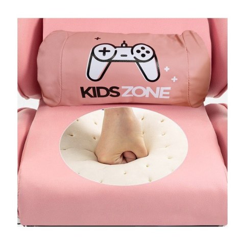 Fotel gamingowy Bunny Gamer obrotowy z podnóżkiem KIDS ZONE KO27R Fotel gamingowy Bunny Gamer obrotowy z podnóżkiem KIDS ZONE KO27R