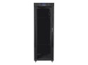 SZAFA INSTALACYJNA RACK STOJĄCA 19" 37U 600X800 CZARNA DRZWI SZKLANE LCD LANBERG (FLAT PACK) SZAFA INSTALACYJNA RACK STOJĄCA 19" 37U 600X800 CZARNA DRZWI SZKLANE LCD LANBERG (FLAT PACK)