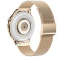Smartwatch Damski Rubicon RNCF02-2 Złoty + Pasek Różowy Smartwatch Damski Rubicon RNCF02-2 Złoty + Pasek Różowy