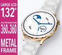 Smartwatch Damski Rubicon RNCF02-2 Złoty + Pasek Różowy Smartwatch Damski Rubicon RNCF02-2 Złoty + Pasek Różowy