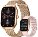 Smartwatch Damski Rubicon RNCF03-5 Różowe złoto Bransoleta + Pasek Smartwatch Damski Rubicon RNCF03-5 Różowe złoto Bransoleta + Pasek