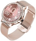 Smartwatch Damski Rubicon RNCF19-1 Różowe Złoto Bransoleta + Pasek Smartwatch Damski Rubicon RNCF19-1 Różowe Złoto Bransoleta + Pasek