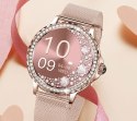 Smartwatch Damski Rubicon RNCF19-1 Różowe Złoto Bransoleta + Pasek Smartwatch Damski Rubicon RNCF19-1 Różowe Złoto Bransoleta + Pasek