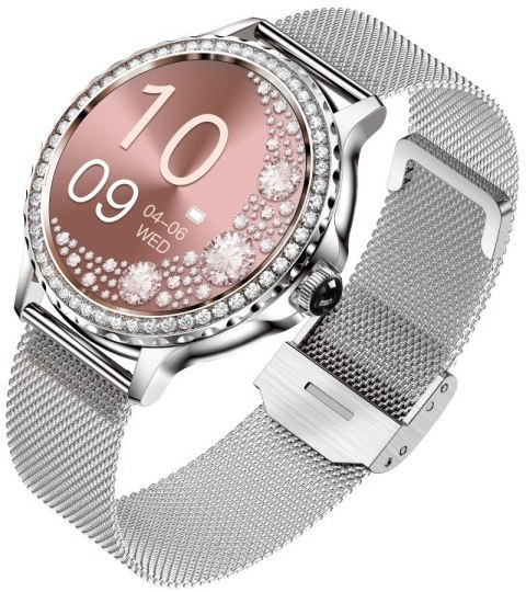 Smartwatch Damski Rubicon RNCF19-1 Silver Bransoleta + Pasek Smartwatch Damski Rubicon RNCF19-1 Silver Bransoleta + Pasek