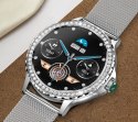 Smartwatch Damski Rubicon RNCF19-1 Silver Bransoleta + Pasek Smartwatch Damski Rubicon RNCF19-1 Silver Bransoleta + Pasek