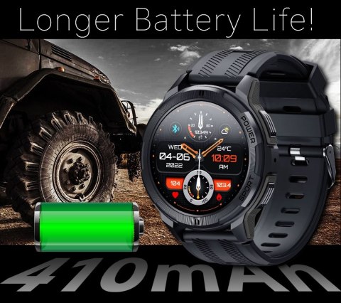 Smartwatch Męski Rubicon RNCF26-1 BLACK Smartwatch Męski Rubicon RNCF26-1 BLACK