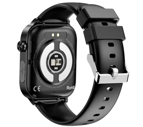 Smartwatch Męski Rubicon RNCF33 BLACK + Pasek Bordowy Smartwatch Męski Rubicon RNCF33 BLACK + Pasek Bordowy
