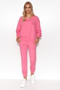 Spodnie Komplet Model M787 Baby Pink - Makadamia - 40/42 Spodnie Komplet Model M787 Baby Pink - Makadamia - 40/42