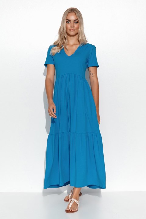Sukienka Model M549 Blue Jeans - Makadamia - 36 Sukienka Model M549 Blue Jeans - Makadamia - 36