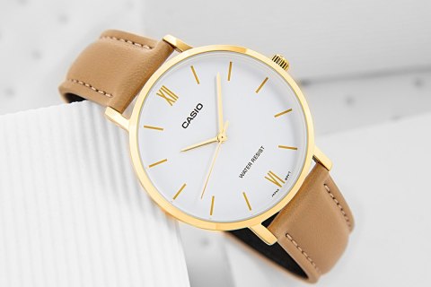 Zegarek Damski Casio LTP-VT01GL-7BUDF + BOX Zegarek Damski Casio LTP-VT01GL-7BUDF + BOX