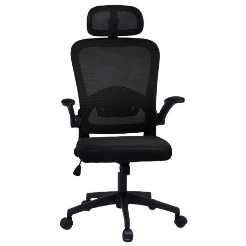 Drehbarer Bürostuhl „Mistral Black", Mikronetz für KO28CZ-Schreibtisch Drehbarer Bürostuhl „Mistral Black", Mikronetz für KO28CZ-Schreibtisch