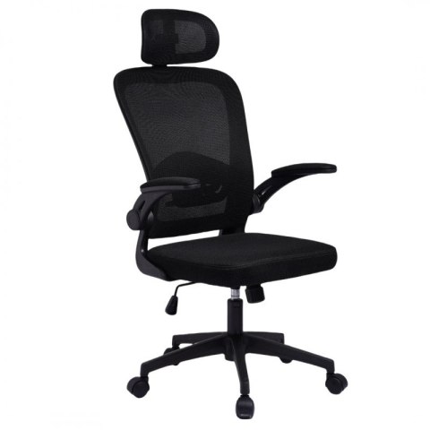 Drehbarer Bürostuhl „Mistral Black", Mikronetz für KO28CZ-Schreibtisch Drehbarer Bürostuhl „Mistral Black", Mikronetz für KO28CZ-Schreibtisch
