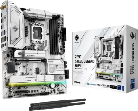 Płyta główna ASROCK Z890 STEEL LEGEND WIFI (Socket 1851 /ATX) Płyta główna ASROCK Z890 STEEL LEGEND WIFI (Socket 1851 /ATX)