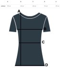 Długa koszula Szmizjerka Elegancka Modna NADRUK tunika (Czarny)