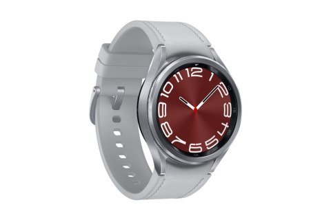 Galaxy Watch 6 (R950) Classic Silver SAMSUNG Wear OS Powered by Samsung Srebrny Galaxy Watch 6 (R950) Classic Silver SAMSUNG Wear OS Powered by Samsung Srebrny