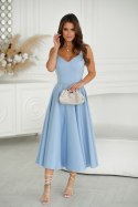 Sukienka Model 244-18 Baby Blue - Bicotone - 40 Sukienka Model 244-18 Baby Blue - Bicotone - 40