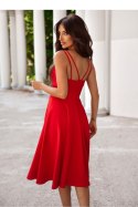 Sukienka Model Tifani 7/8 001140. Red - With You - 38 Sukienka Model Tifani 7/8 001140. Red - With You - 38