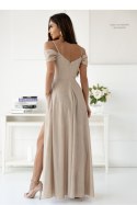 Sukienka Model Walentina Lux 001117. Gold - With You - 48 Sukienka Model Walentina Lux 001117. Gold - With You - 48