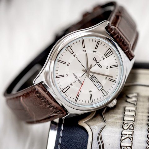 Zegarek Męski Casio MTP-V006L-7CUDF (zd210m) + BOX Zegarek Męski Casio MTP-V006L-7CUDF (zd210m) + BOX