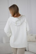 Bluza Damska Model M412/4 Ecru - La Aurora - 36 Bluza Damska Model M412/4 Ecru - La Aurora - 36