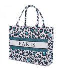 Duża torba shopperka Stylowa Sztywna z napisem PARIS (Wielokolorowy || Niebieski || Czarny) Duża torba shopperka Stylowa Sztywna z napisem PARIS (Wielokolorowy || Niebieski || Czarny)