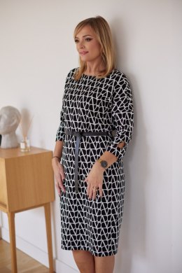 Sukienka Model VV M376L Black/Ecru - La Aurora - 36