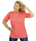 Bluzka koszulka t-shirt z okrągłym dekoltem i rękawem 1/2 EVELINA (Pomarańczowy) Bluzka koszulka t-shirt z okrągłym dekoltem i rękawem 1/2 EVELINA (Pomarańczowy)