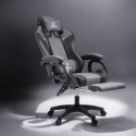 Fotel gamingowy obrotowy LevelUp z podnóżkiem i poduszką masującą KO29SZ Fotel gamingowy obrotowy LevelUp z podnóżkiem i poduszką masującą KO29SZ